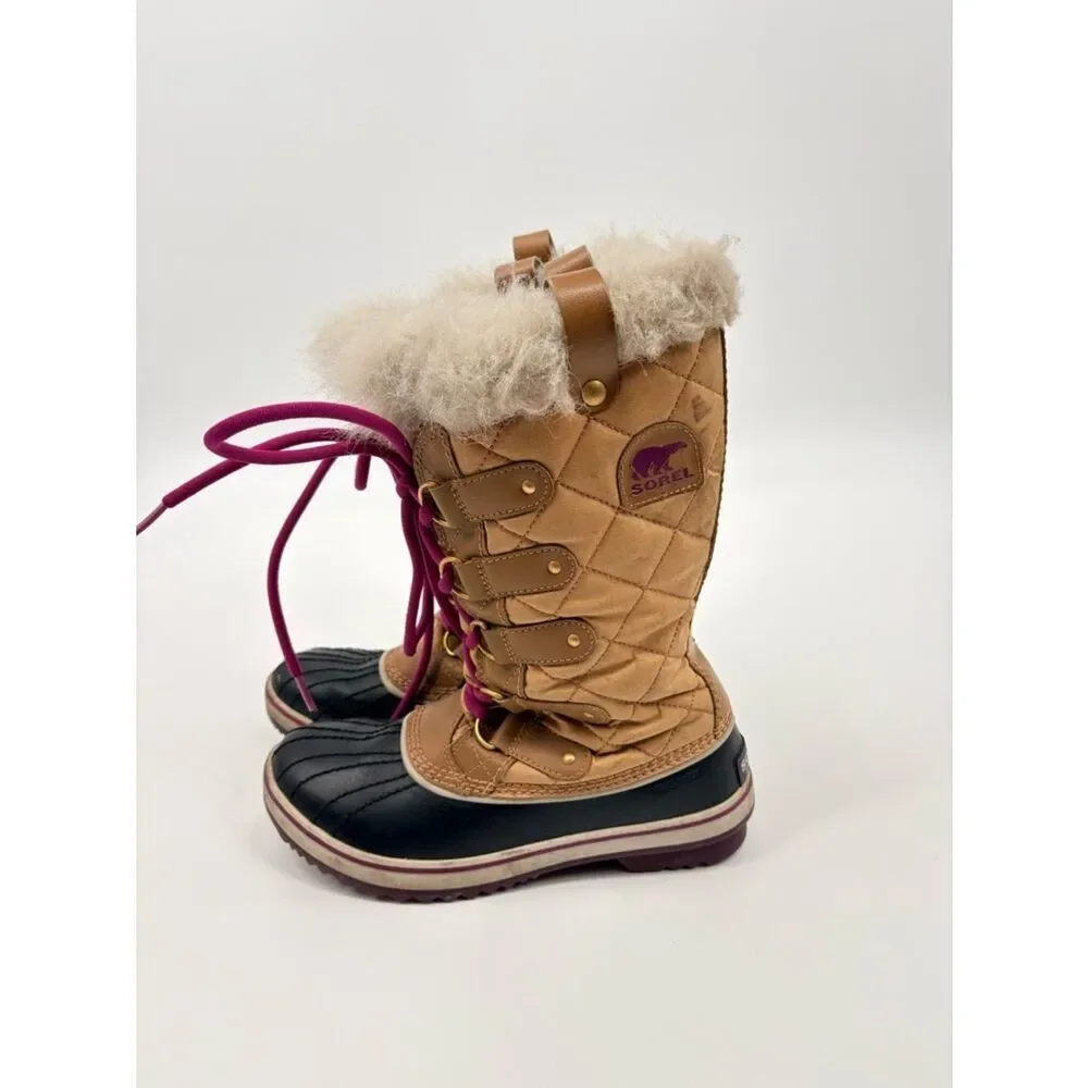 Sorel Women's Tofino II waterproof winter boots in a Curry/Black